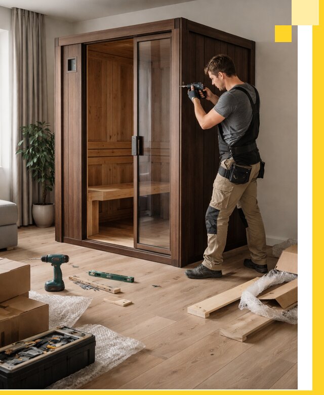 Установка и производство мини саун под ключ в Клинцах