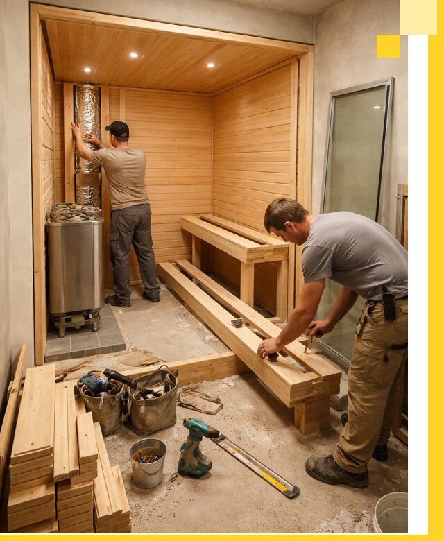 Проектирование и установка домашних саун под ключ в Клинцах