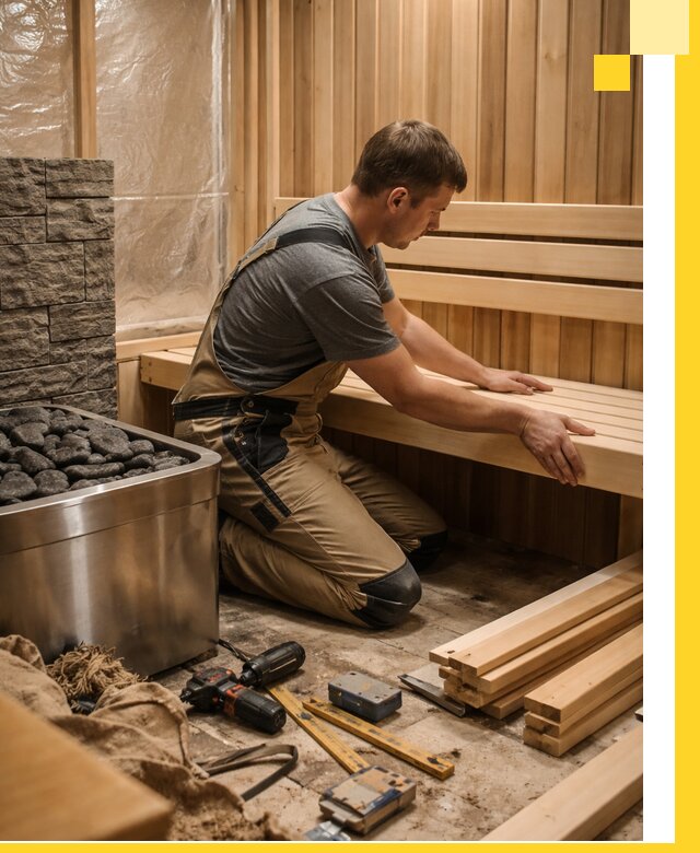 Сауны для дома под ключ с проектированием и монтажом в Клинцах