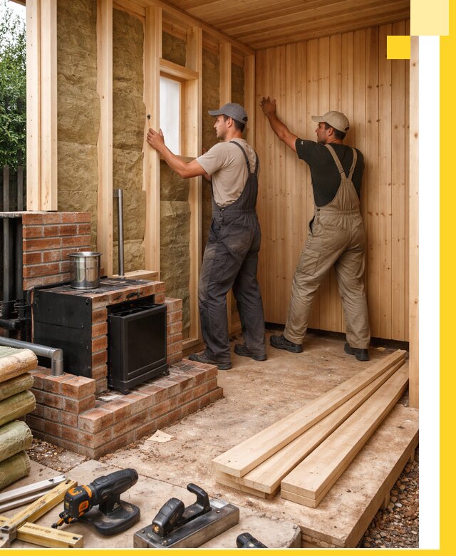 Строительство и установка дачных саун под ключ в Клинцах