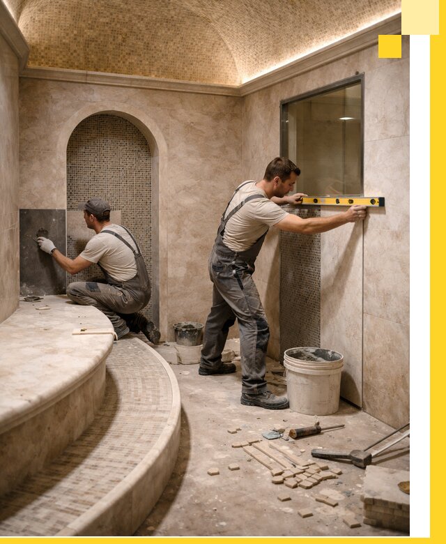 Проектирование и строительство саун с хамамом под ключ в Клинцах