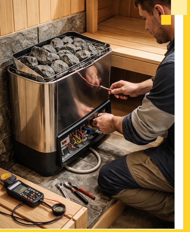 Продажа и установка электрокаменок для саун в Клинцах