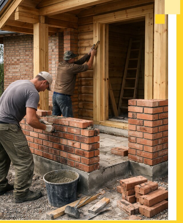 Строительство кирпичных бань под ключ в Клинцах с гарантией качества