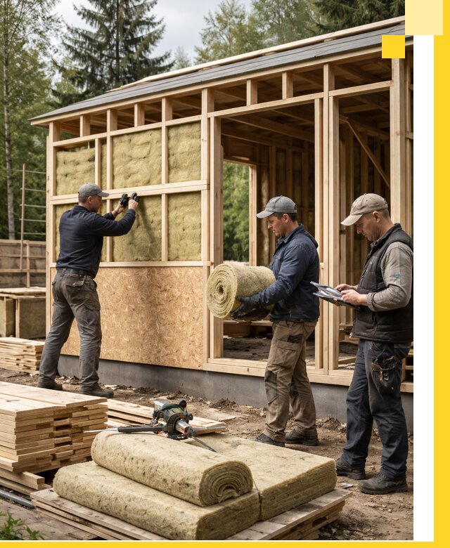 Проектирование и строительство каркасных бань в Клинцах под ключ