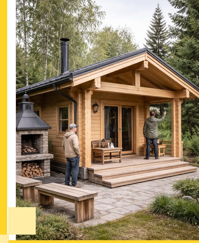 Деревянные бани под ключ в Клинцах от 467820 р. | ЭриданКлы