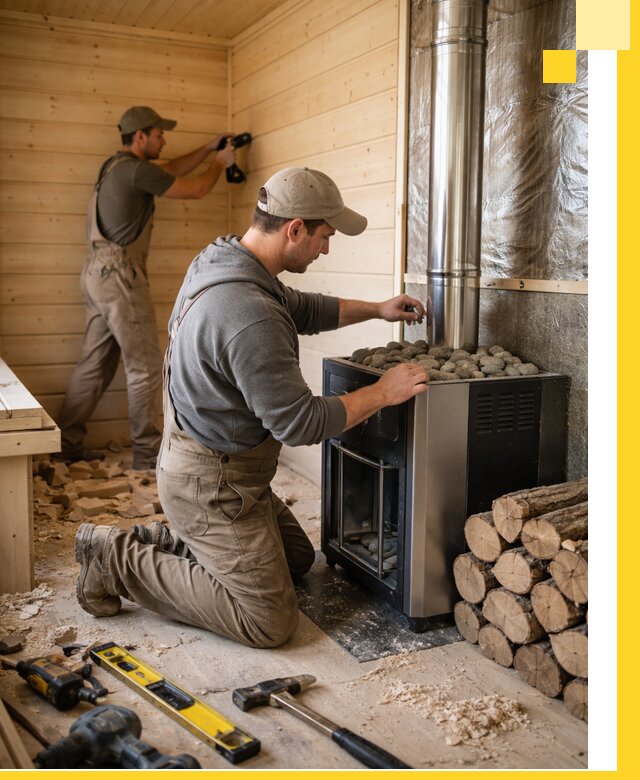 Строительство деревянных бань под ключ в Клинцах проекты и монтаж