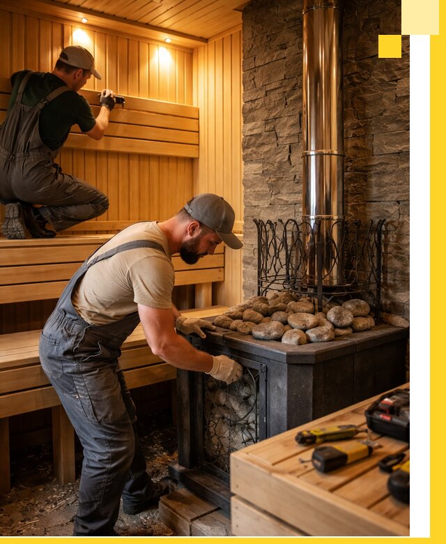 Комплексный дизайн бань, саун и зон отдыха в Клинцах