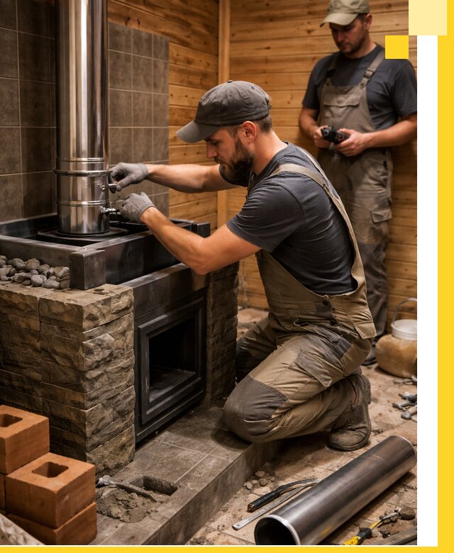 Изготовление и установка банных печей под ключ в Клинцах