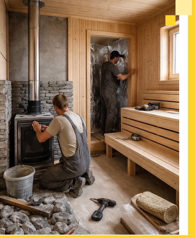 Строительство и изготовление бань под ключ в Клинцах