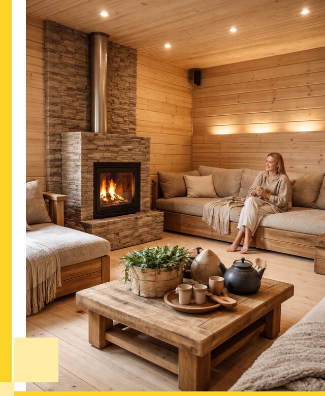 Проект бани с комнатой отдыха в Клинцах от 36386 р. | ЭриданКлы