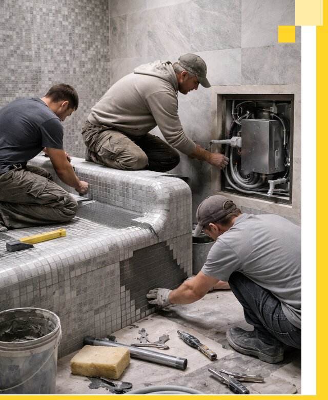 Проекты хамамов под ключ в Клинцах и дизайн и строительство