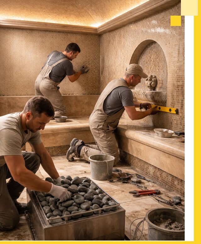 Проектирование и строительство хамама и сауны в Клинцах