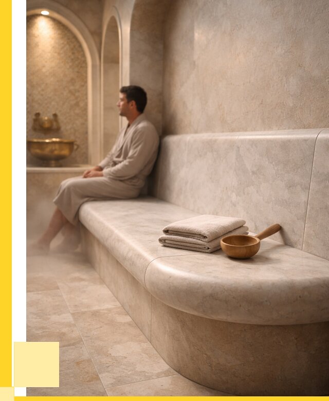 Сиденья для хамама в Клинцах под ключ от 12475 р. | ЭриданКлы