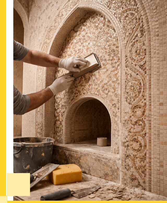 Мозаика для хамама в Клинцах под ключ от 5198 р. | ЭриданКлы