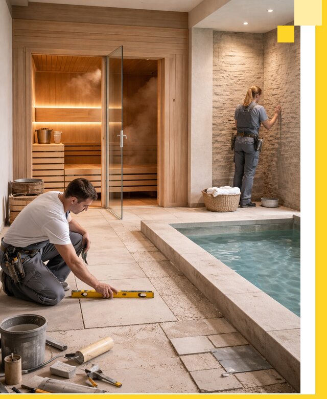 Комплексный дизайн и отделка интерьеров SPA под ключ в Клинцах